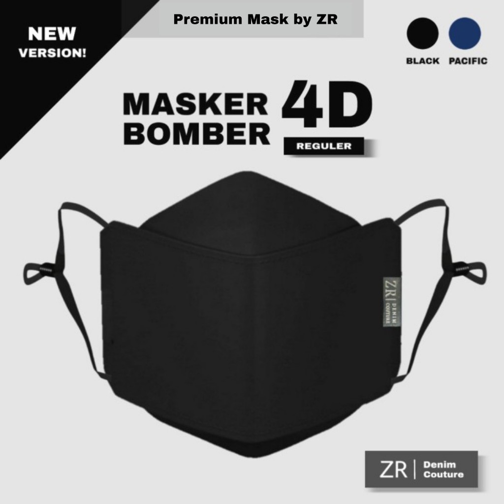 Masker Kain 4D Evo PlusMed w/ Earloop ( 3 Ply ) Masker 3 lapis Exclusive by ZR
