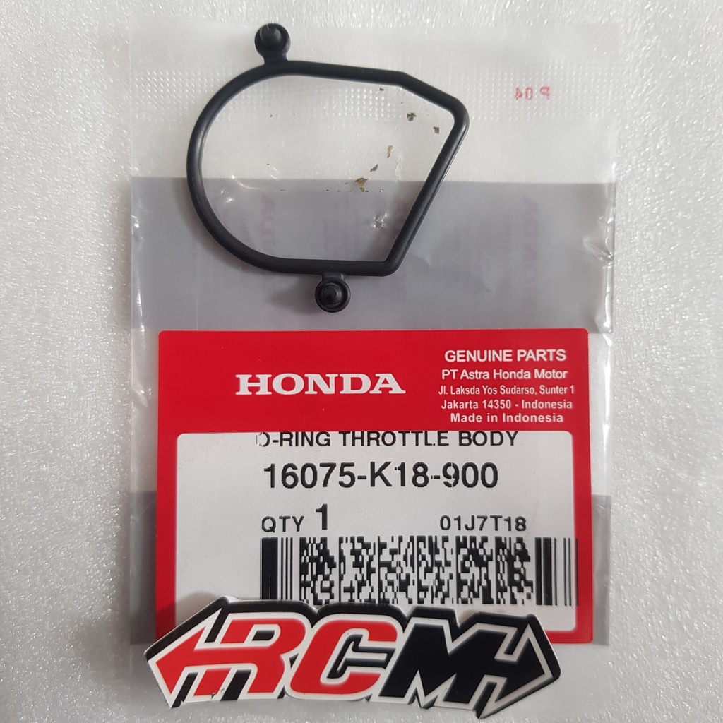 16075-K18-900 O-RING ORING THROTTLE BODY BEAT FI ESP BEAT POP SCOOPY FI ESP VARIO ESP ORI ORIGINAL HONDA AHM HGP ASLI