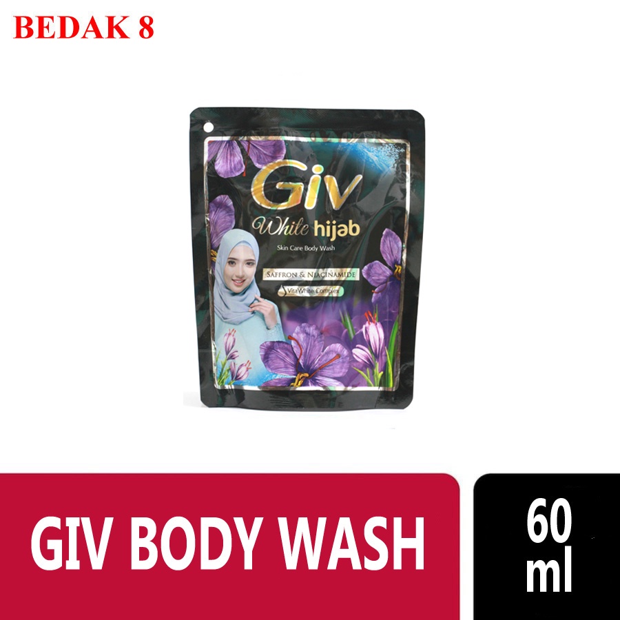 Giv Sabun Mandi Cair Pouch 60 ml/ Giv Body Wash Refil 60 ml