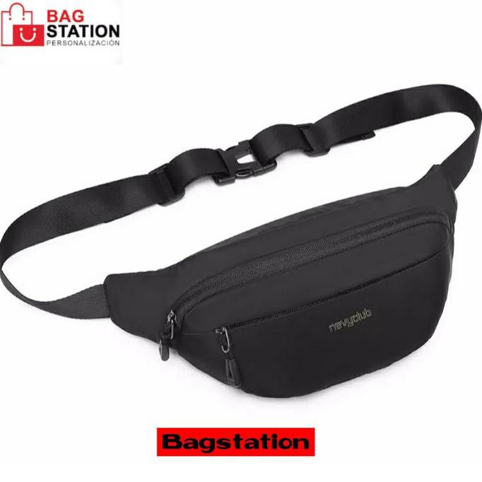 Terlaris Tas Pinggang Navy Club Ori Waist Bag Navy Club Selempang Navy Club Ori - Hitam Limited