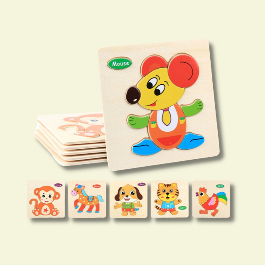 Precious Baby | Mainan Puzzle Kayu Anak 3D | Mainan Edukasi Puzzel Kayu | Jigsaw Edukatif | Wooden Toys