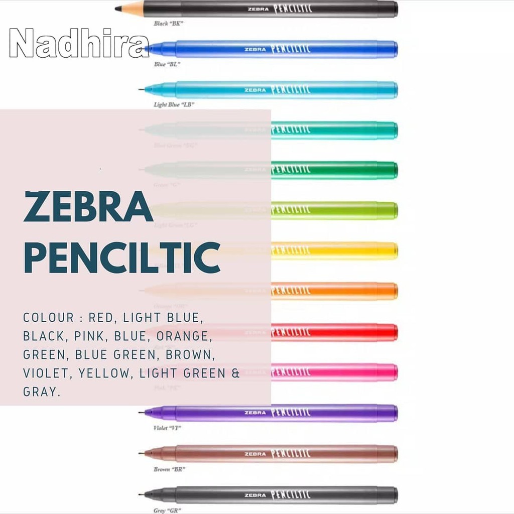 

Pulpen Zebra PENCILTIC