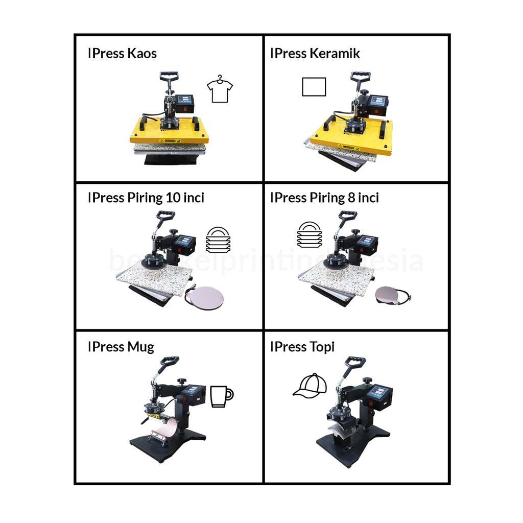 Mesin Press 6 in 1 RIECAT