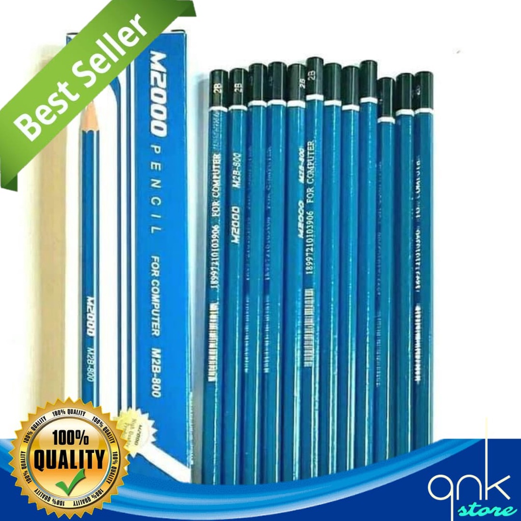 Pensil 2B M2000 Pensil Sekolah Murah