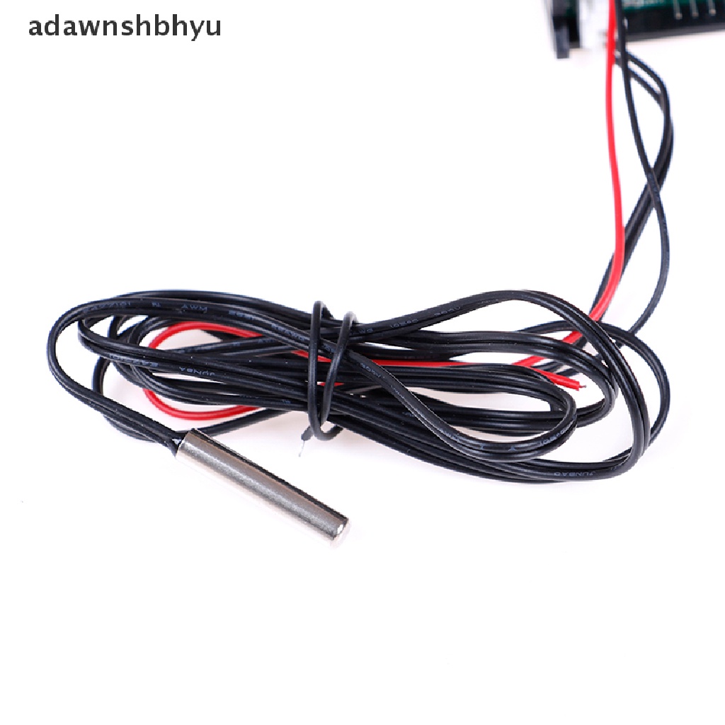 Adawnshbhyu Digital 12V temperature monitoring thermometer meter w/probe temp -50~110°C