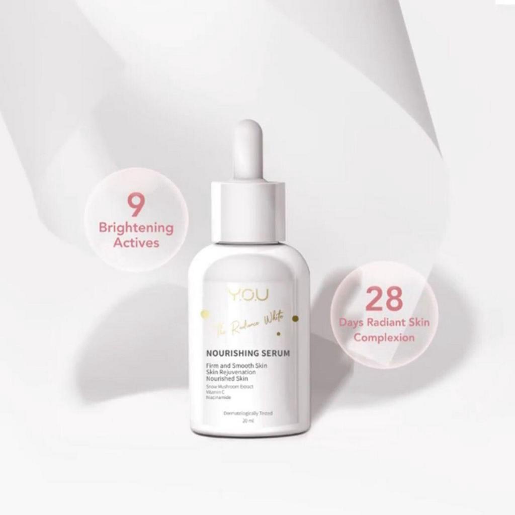 YOU The Radiance White Nourishing Serum dan Nourishing+ Serum 20ml