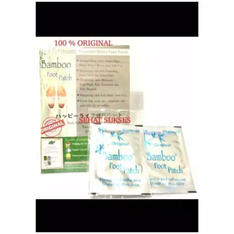 BAMBOO FOOT PATCH PLATINUM