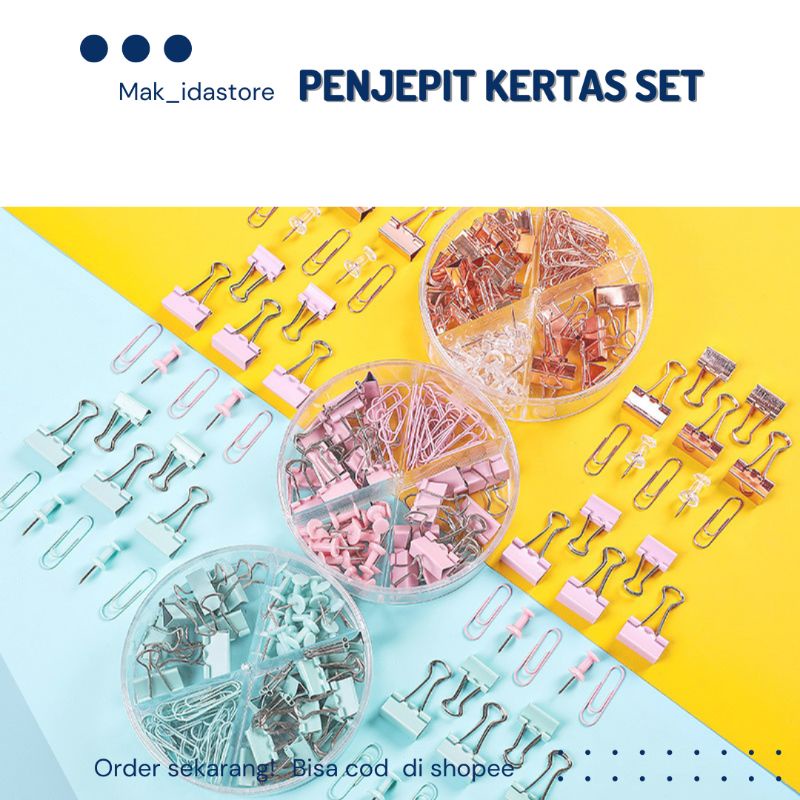 

Penjepit kertas / ATK / PAPPER CLIPS klip kertas