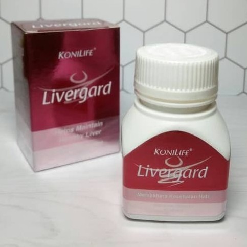 Konilife Livergard ISI 30 KAPSUL - Pengerasan Hati, Sirosis, Kesehatan