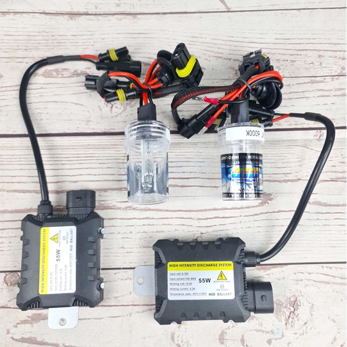 CROSSTIGER Lampu Mobil Headlight HID Xenon H7 6000K 55W 2 PCS with Ballast 12V - RSVR