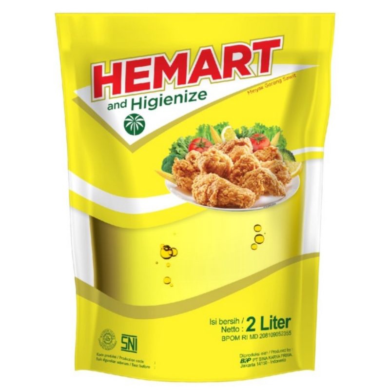 Minyak Goreng Hemart 2 liter
