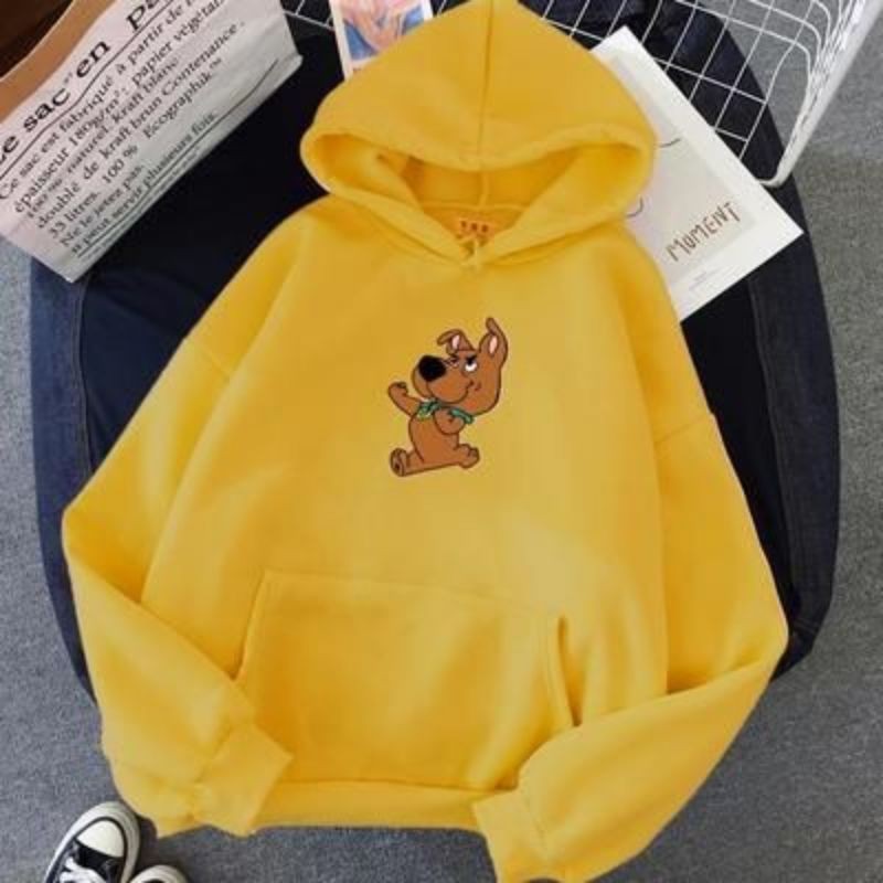 HOODIE JUMPER CUSTOM SCOOBY DOO UNISEX SIZE M-XXL / JAKET HOODIE SCOOBY DOO DEWASA / HOODIE CARTOON