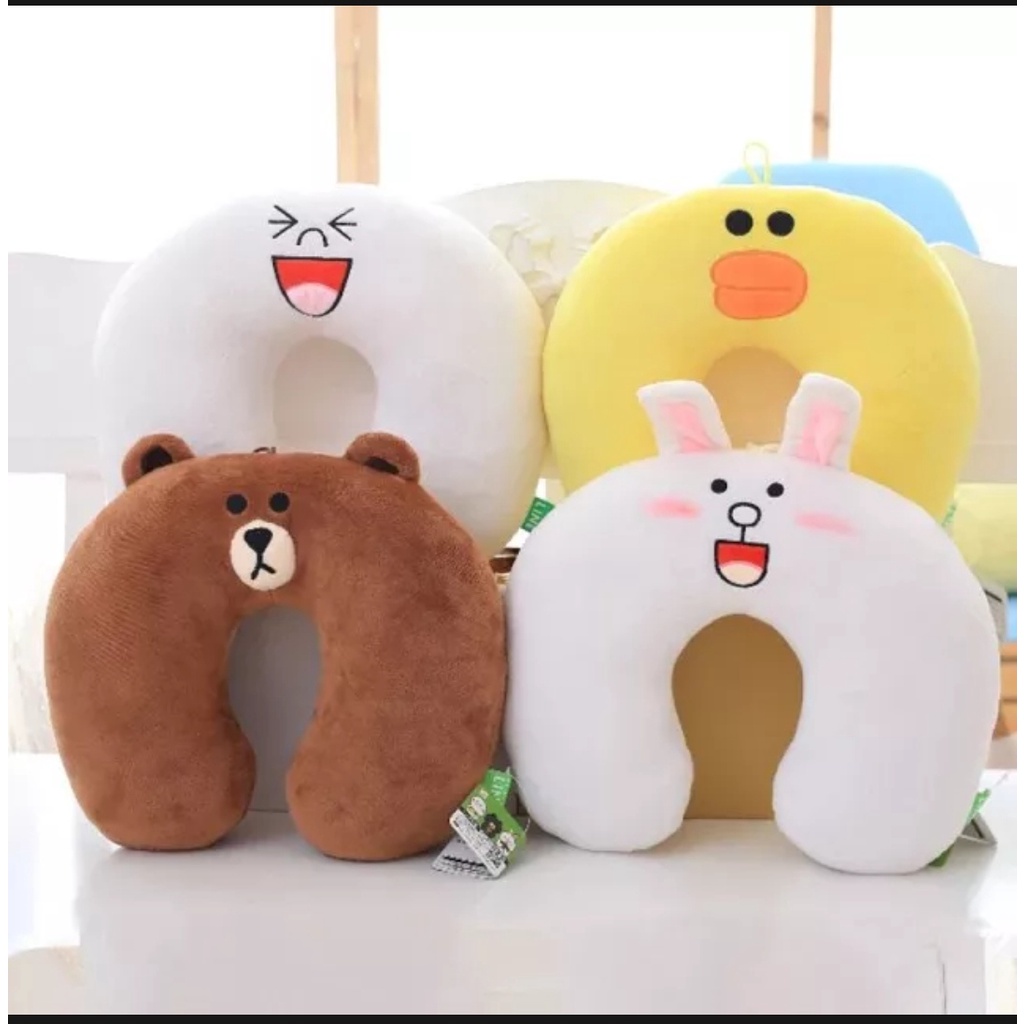 BANTAL LEHER LUCU BANTAL TIDUR DI MOBIL BISA COD