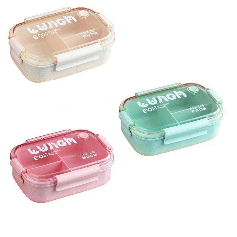 LUNCH BOX  BENTO / TEMPAT MAKAN 1100 ML / KOTAK BEKAL