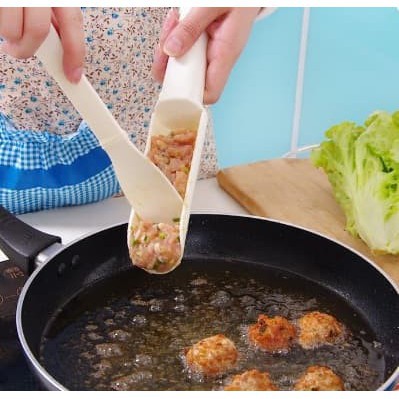 Alat Cetak Bakso 2 Sisi Cetakan Pembuat Pentol Bakwan Perkedel Praktis Meatball Maker Mold