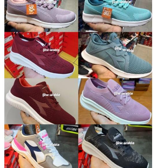 Terbaik.. Sale Sepatu Diadora Wanita Original White Pink Maroon