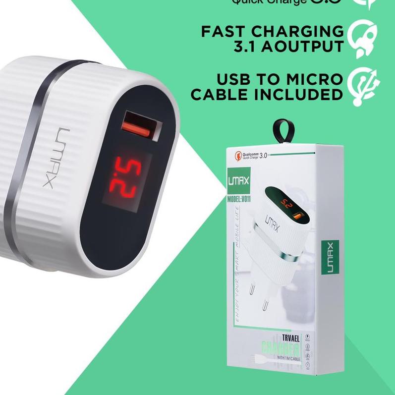 Travel charger UMAX V011 /MICRO / TYPE C