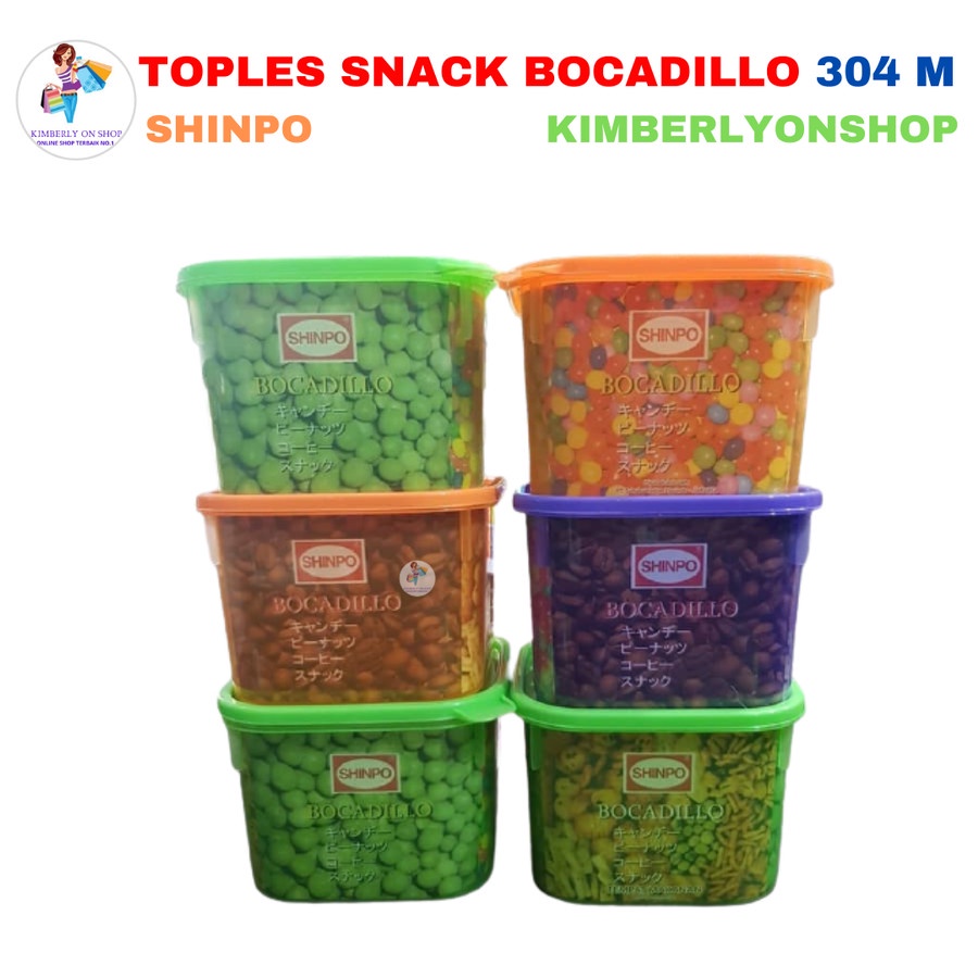 toples plastik tempat makanan shinpo 304 M bocadillo