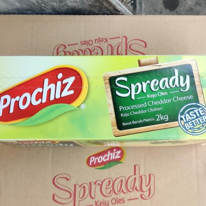 

(BISA COD) Keju Oles Prochiz 2kg Spready Multipurpose GROSIR TERJAMIN Kode 1391