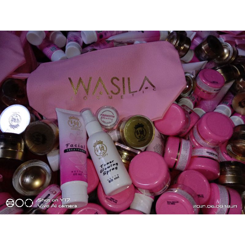 (TERLARIS) Skincare Wajah Premium Pink Wasila Cosmetic