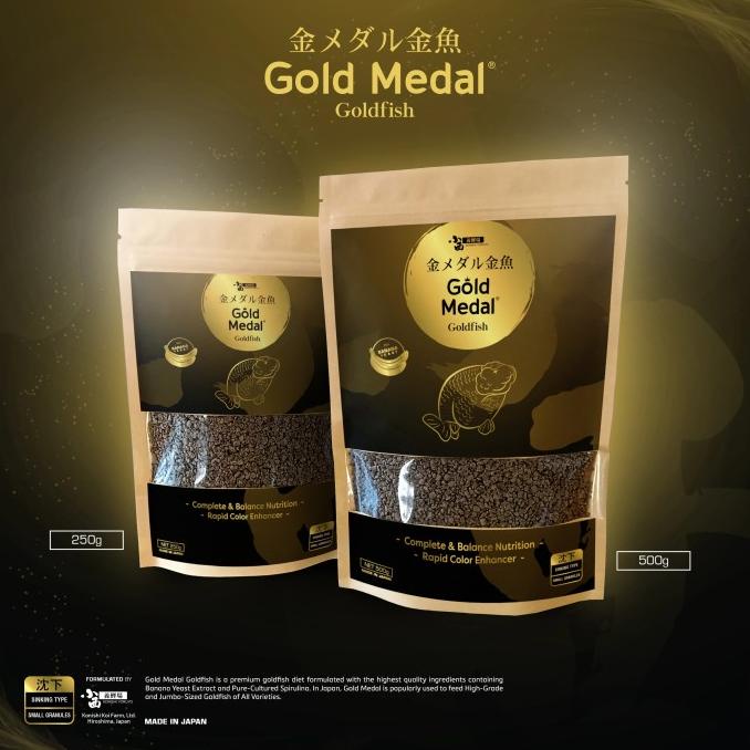 Pakan Ikan KONISHI NEW GOLD MEDAL Sinking Granule 250Gr