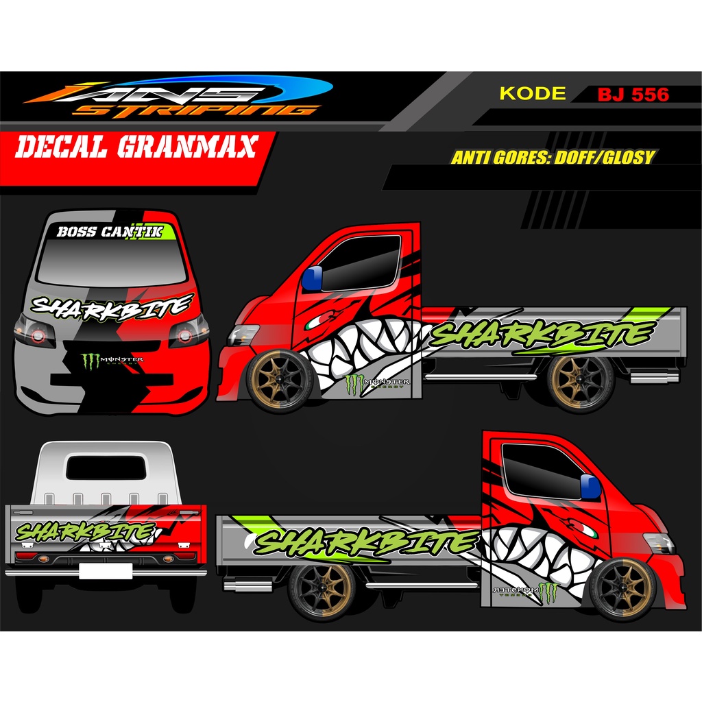 DECAL GRANMAX PICK UP / STICKER GRANMAX L300 CARRY / STIKER MOBIL GRANMAX