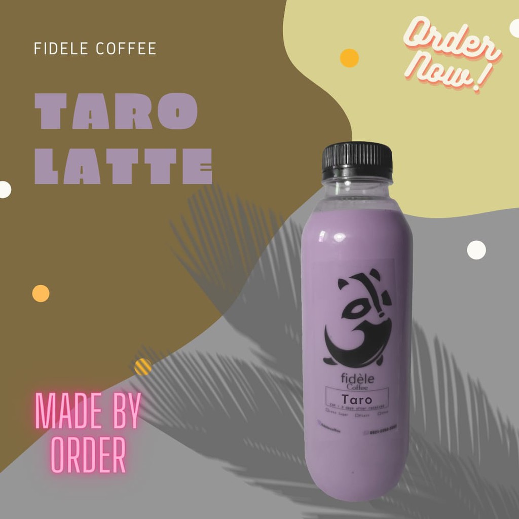 

TARO LATTE Fidele 500ml & 1Liter