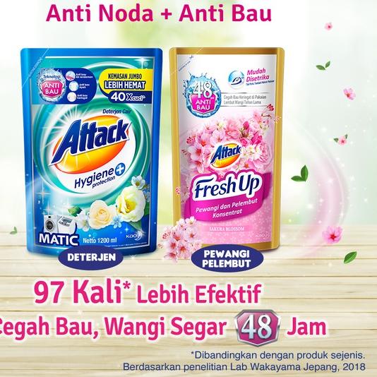 ♖ ATTACK FRESH UP SAKURA BLOSSOM 680ML - 2 pcs ✬