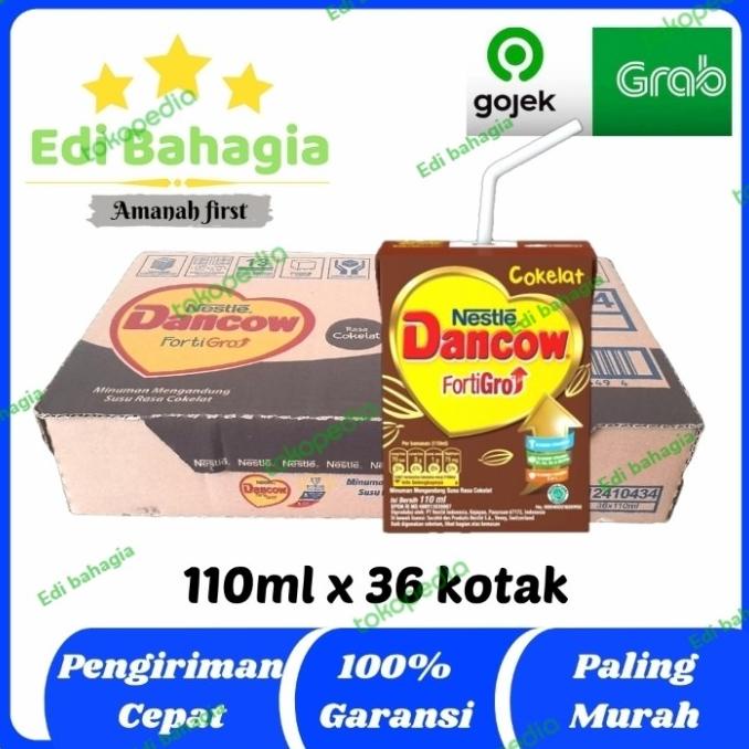 

(BISA COD) Susu kotak uht Dancow fortigo cokelat 110ml (satu dus) FREE ONGKIR Kode 1243