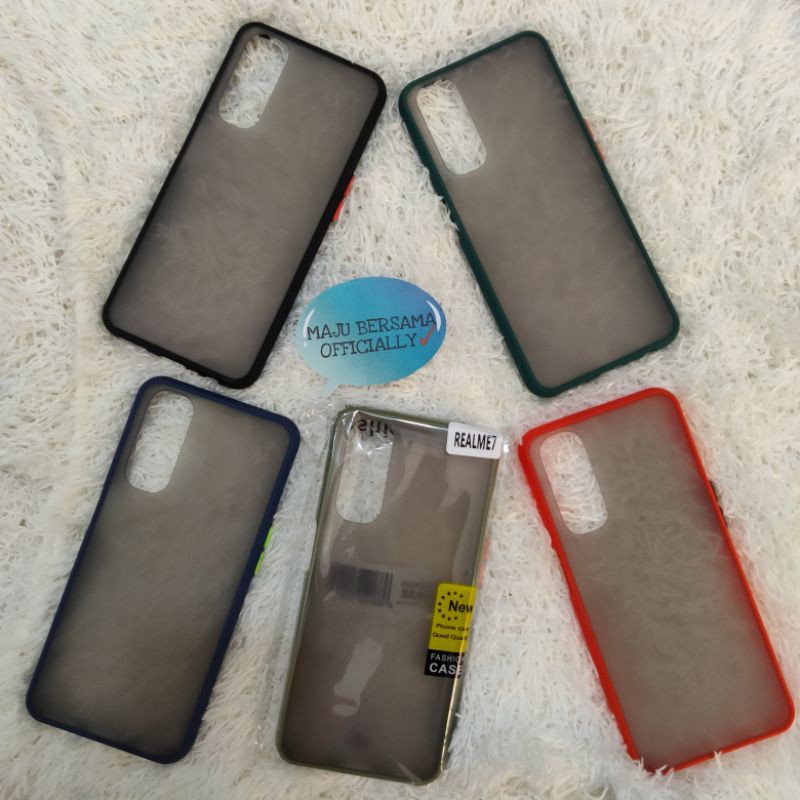 [MB] Softcase Bumper Case Aero REALME7 free antigores/ My choice Case Silikon REALME7