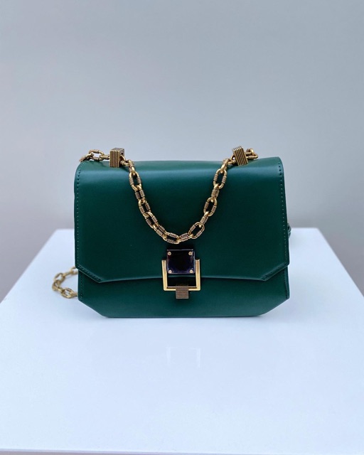 SALE Chain Handle Geometric Crossbody Bag