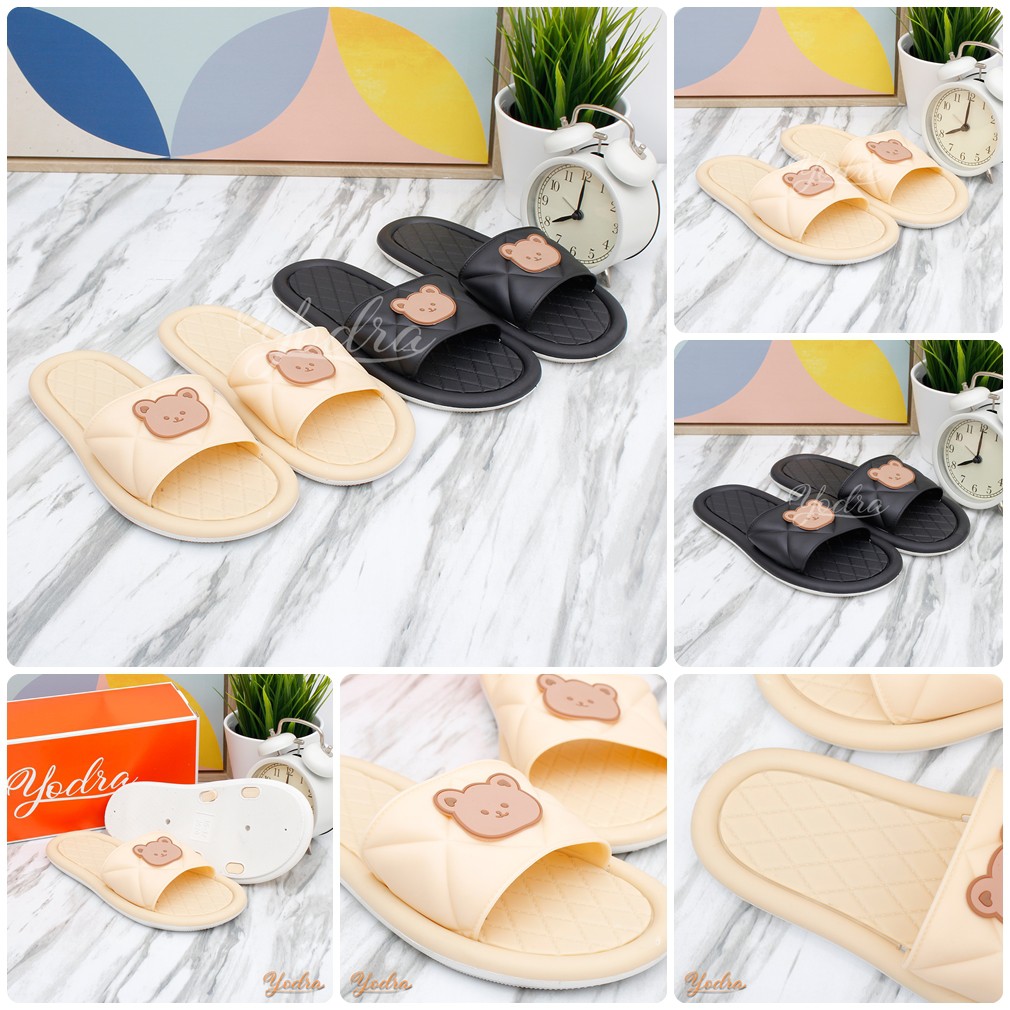 Yodra Arella Flip Flop Jelly Shoes Import YDR119 Real Pict TANPA KOTAK SEPATU