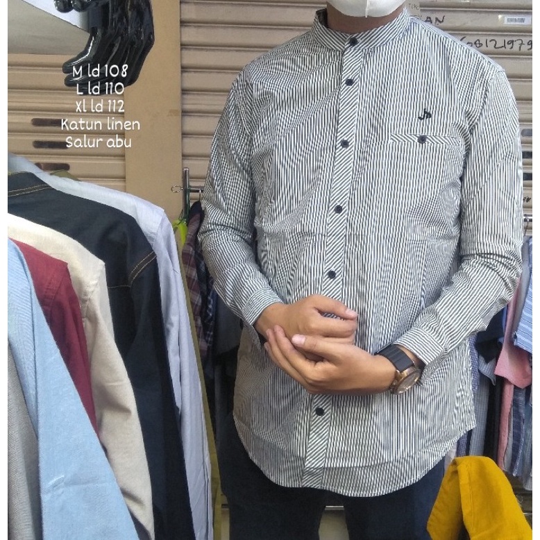 Baju Kemeja Koko lengan panjang by JM