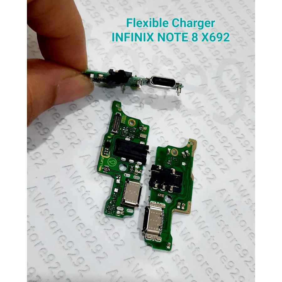 Flex Flexible Papan PCB Con Cas Fleksibel Konektor Charger INFINIX NOTE 8 X692