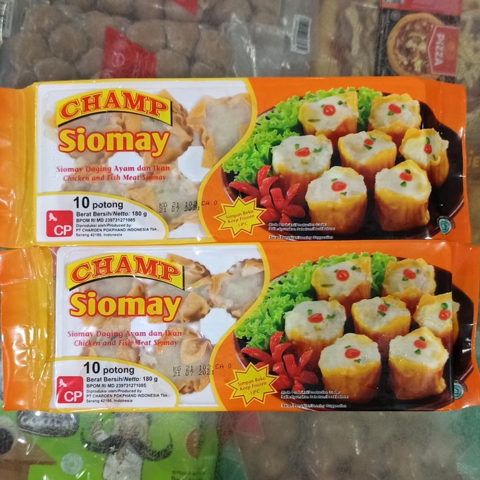 

SIOMAY AYAM DAN IKAN CHAMP 180 Gram