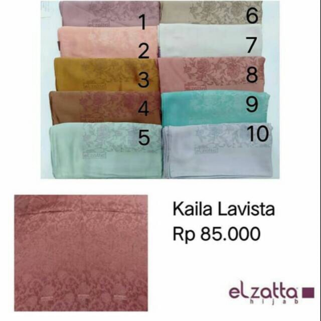Jilbab Segiempat Elzatta Hijab Kaila Lavista