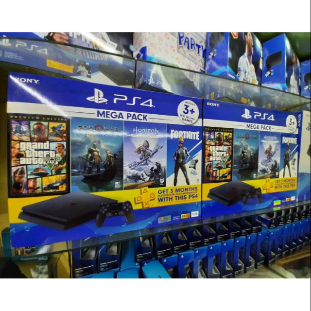 Ps4 slim 1tb MEGA PACK 4