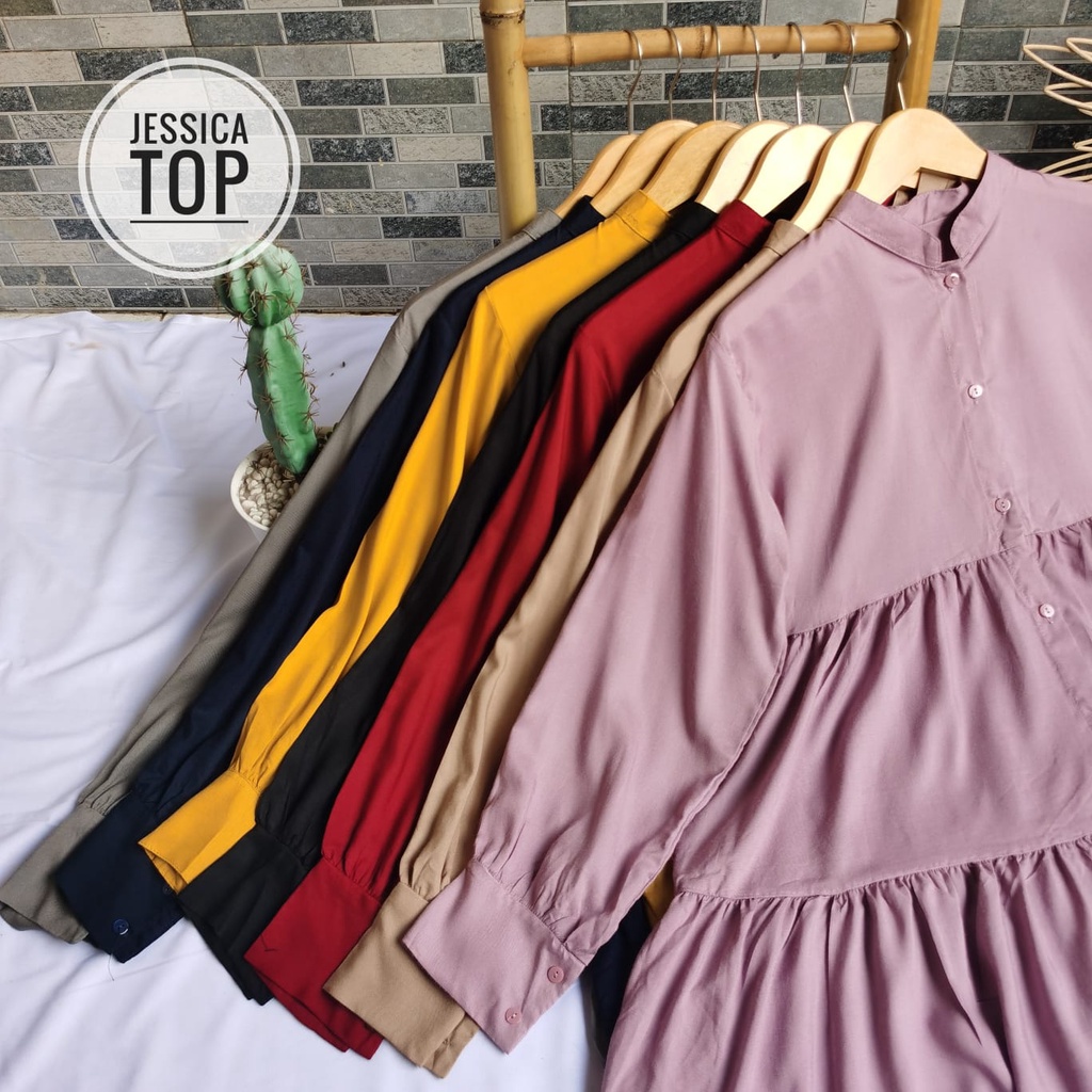 Baju atasan wanita kekinian 2021 baju atasan wanita bahan rayon bisa cod