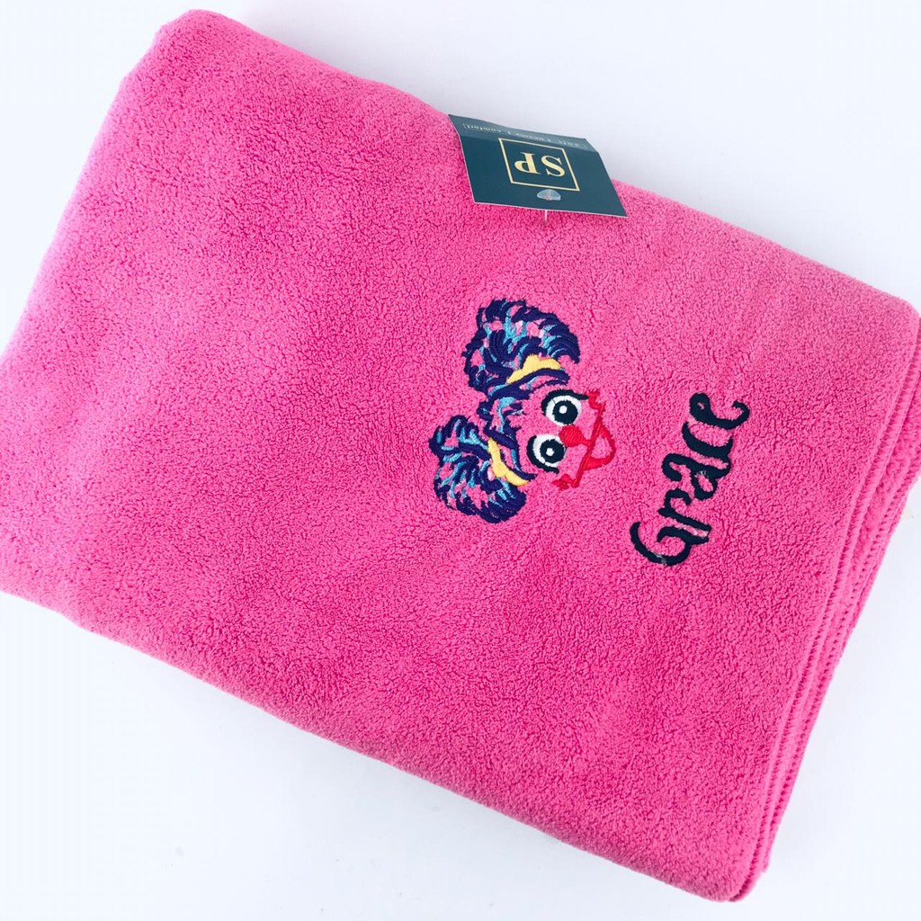 Handuk SP / Handuk Mandi Polos / Pink / 140x71cm