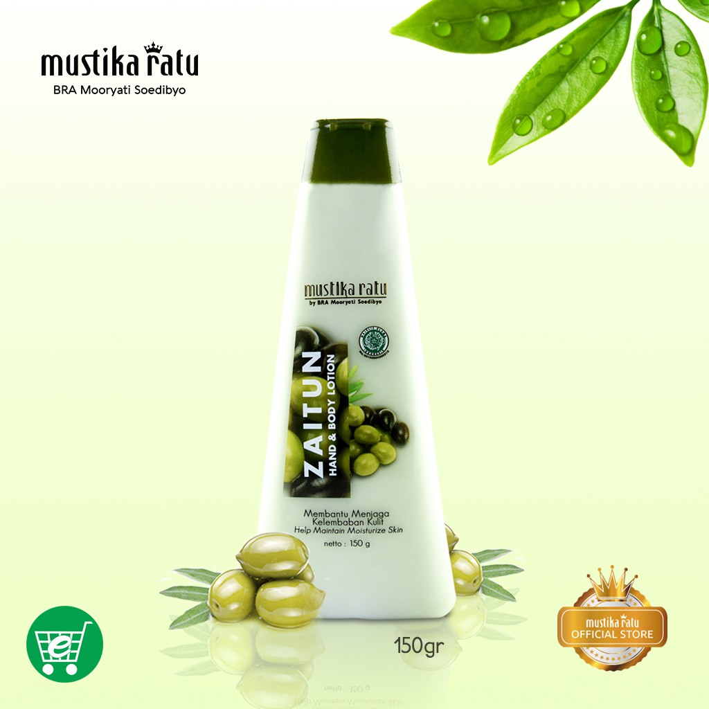 Mustika Ratu Best Seller Perawatan Tubuh Zaitun Body Lotion 150ml Melembabkan Antioksidan Alami Shopee Indonesia