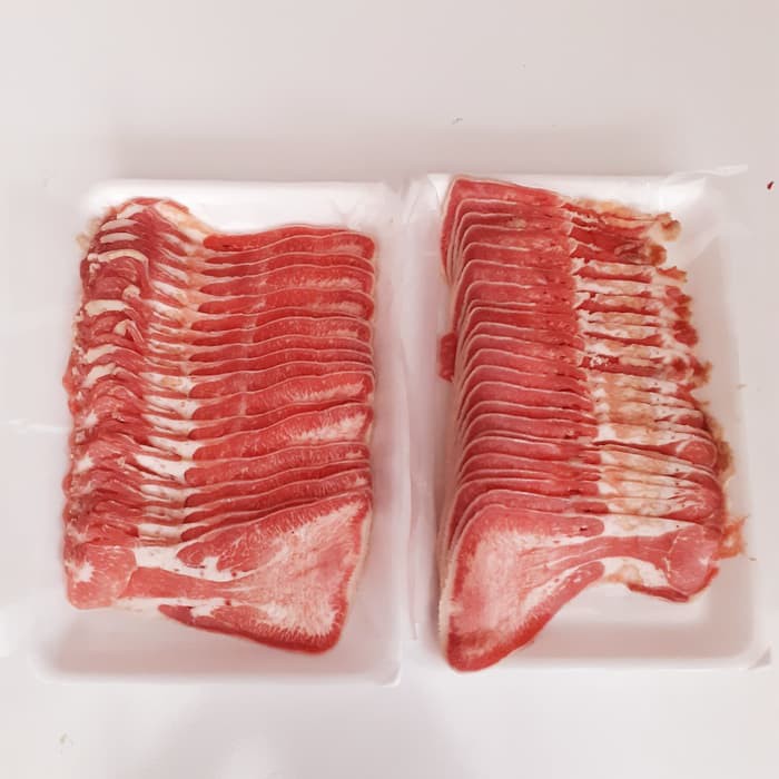 Daging Lidah Sapi Slice AUS Impor 500 gr Ox Tongue Sliced Gyutan 500gr KHUSUS BANDUNG