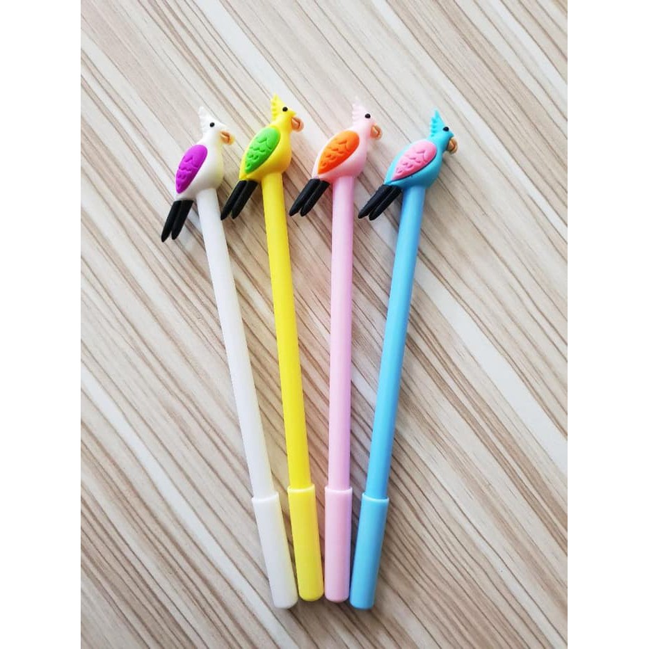 

Murah Pulpen Burung Kakaktua / Gel Pen souvenir unik pena lucu parrot bird Elegan