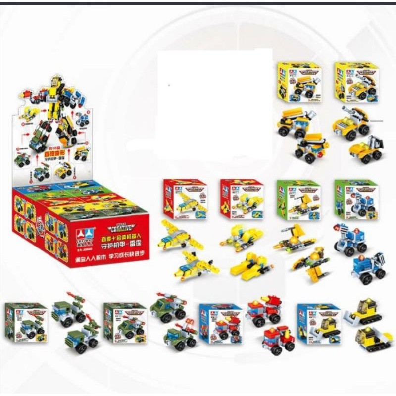 Mobil mobilan lego 10 in 1 jika digabung bisa jadi robot