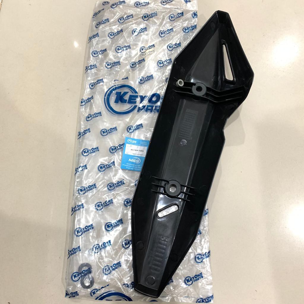 COVER TUTUP TAMENG PELINDUNG KNALPOT NEW VARIO 125 150 2018 2021 HITAM