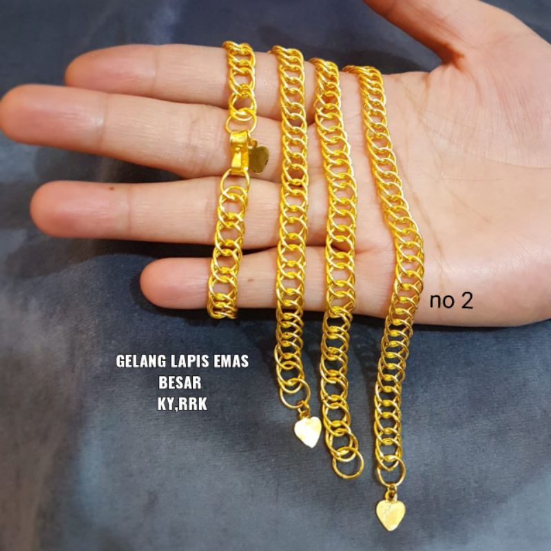 Gelang rante replika mas,mewah cocok buat anak dan dewasa