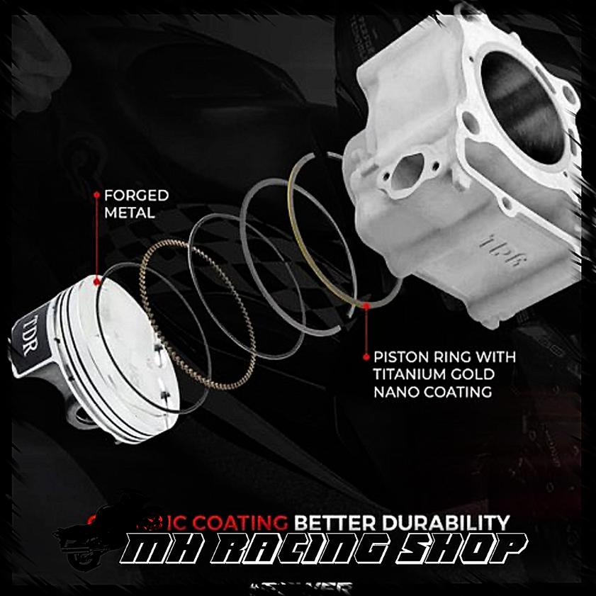 BORING ASSY TDR CERAMIC BEAT KARBU SCOOPY KARBU BLOK SEHER KOMPLIT SPACY KARBU TDR BORE UP 54,5MM CE