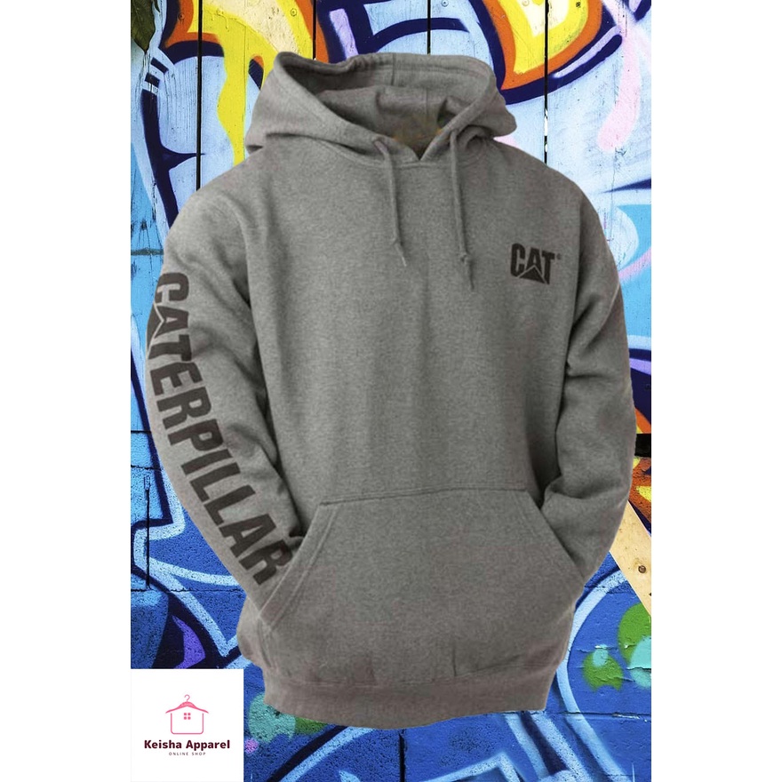 JAKET HOODIE CATERPILLAR MESIN BERAT