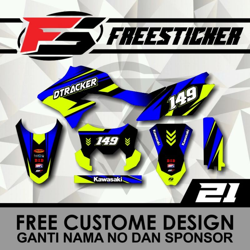 DECAL DTRACKER STABILO BIRU