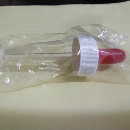 Pipet Drop 1ml dengan skala 0.1ml, 0.2ml, 0.3ml dst. hingga 1ml - Dropper Merah