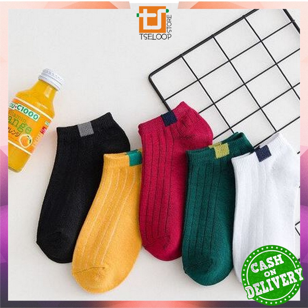 OFM - P55-P58 Kaos Kaki Pendek Dewasa / Kaos Kaki Semata Kaki Polos / Kaos Kaki Ankle Wanita Motif-1